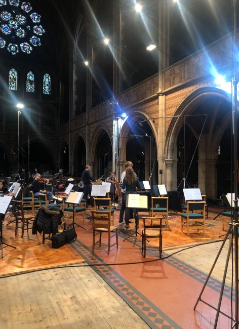 Recording session at St Augustine’s, Kilburn, November 2022