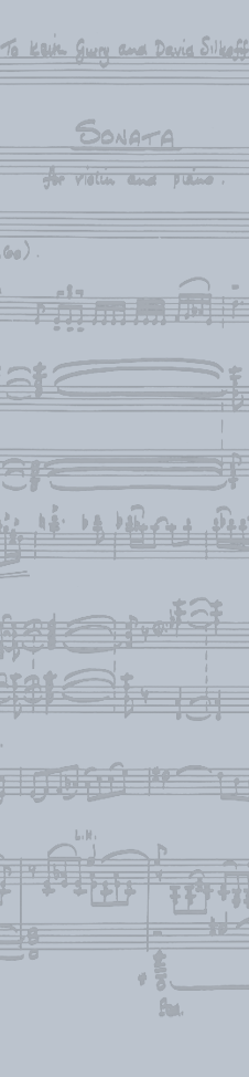 Handwritten score of Sonata by Adam Pounds